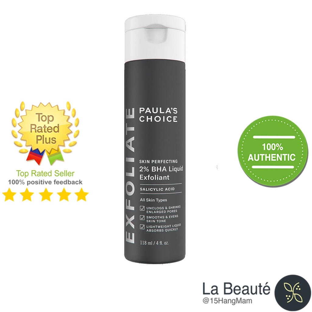 [Hàng Công Ty] Dung Dịch Loại Bỏ Tế Bào Chết - Paula's Choice Skin Perfecting 2% BHA Liquid Exfoliant 118 ml