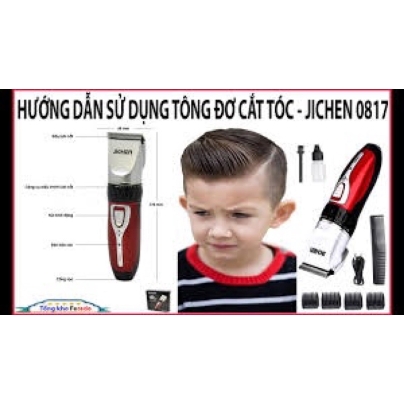 Tông đơ cắt tóc JICHEN JC-0817 cao cấp dành cho gia đình ( bảo hành 12 tháng)