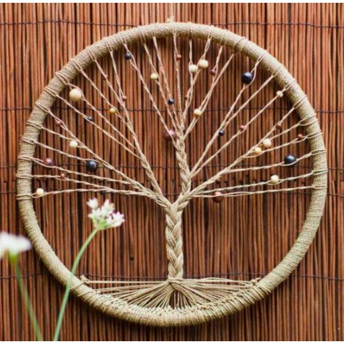 10m dây thừng làm đồ thủ công 2mm sợi tự nhiên bảo vệ môi trường