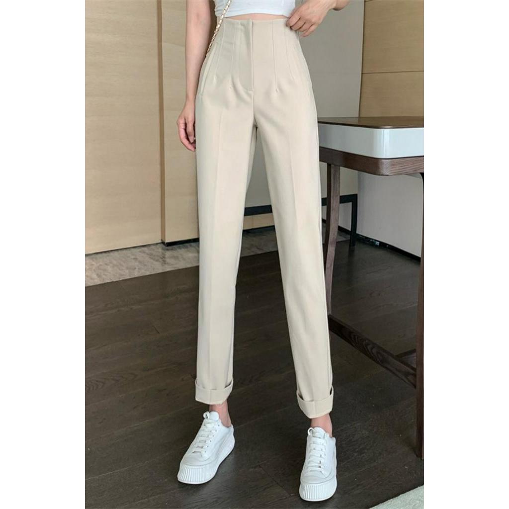 IELGY Quần Tây Lưng Cao Thời Trang Xuân Hè 2021 Cho Nữ