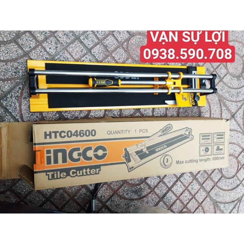 BÀN CẮT GẠCH MEN ĐẨY TAY CHÍNH HÃNG INGCO 600MM MÃ: HTC04600