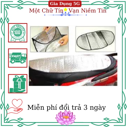 Tấm Bạc Phản Quang Che Nắng Mưa Yên Xe Máy