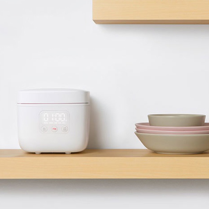 Nồi Cơm Điện Xiaomi Mini 1.6L DFB201CM - Kết nối với điện thoại qua app Mi Home - Bảo hành chính hãng