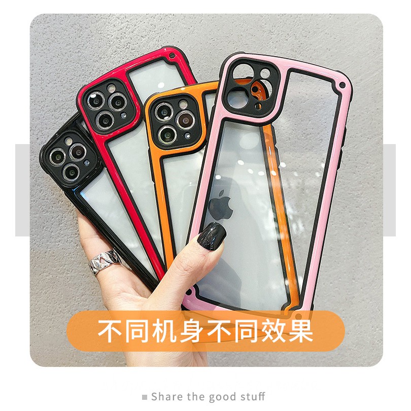 Ốp Điện Thoại Phối Màu Đơn Giản Cho Iphone 11 Pro Xs Max Xr I8 I7 Plus Màu Sắc | BigBuy360 - bigbuy360.vn