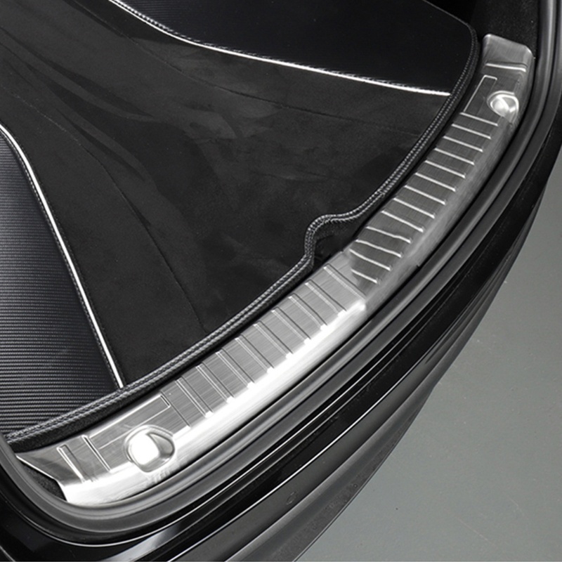 Bộ 2 Khung Bảo Vệ Cản Sau Bằng Thép Không Gỉ Cho Tesla-Model3
