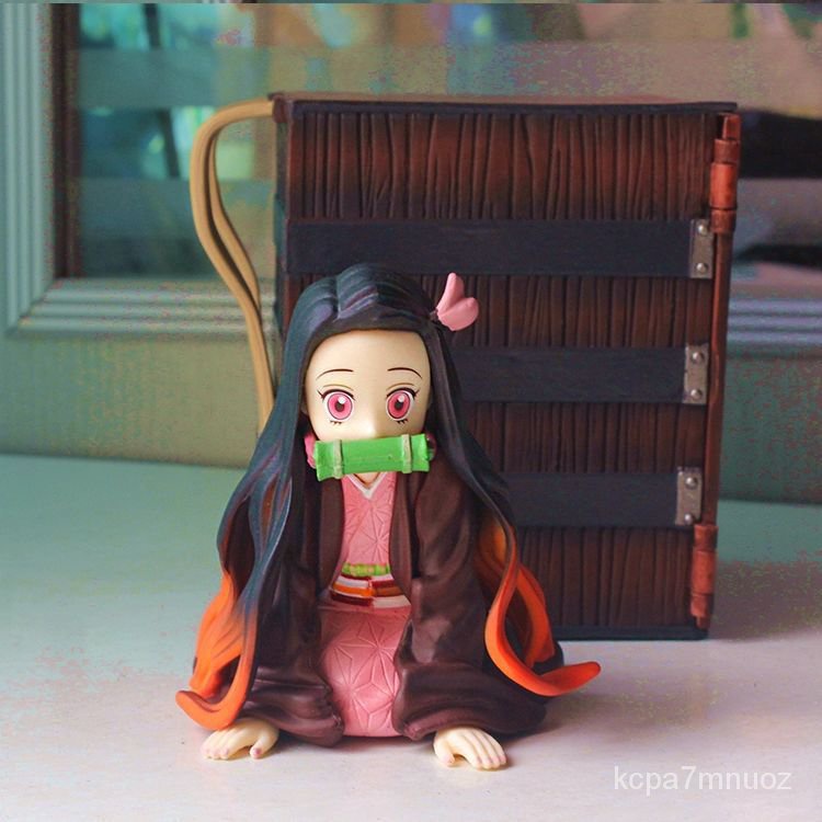 Spot Mi Mi đậu con ma giết chết lưỡi dao hộp làm bằng tay khung xe giới hạn búp bê xe mô hình trang trí dễ thương