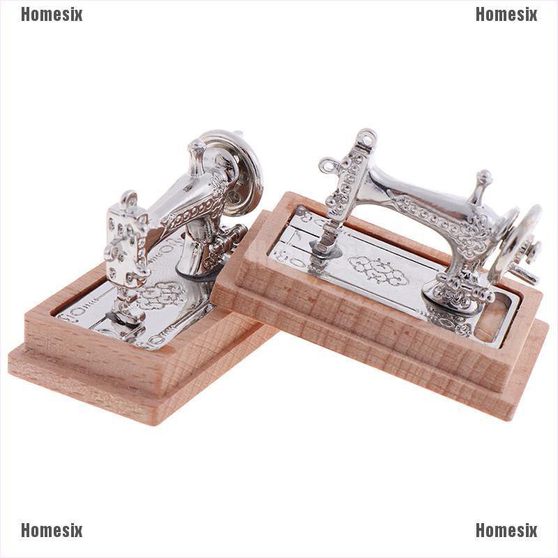 [HoMSI] 1:12 Dollhouse Miniature Furniture Sewing Machine Tailor Toy Doll House Decor SUU