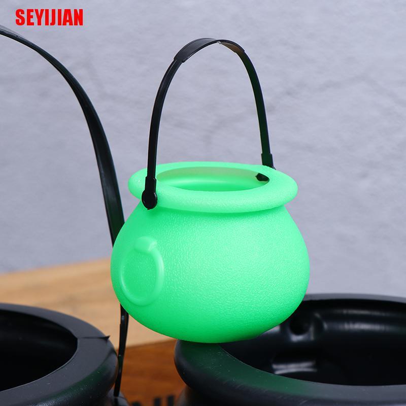 Bình đựng kẹo có tay cầm phong cách halloween độc đáo