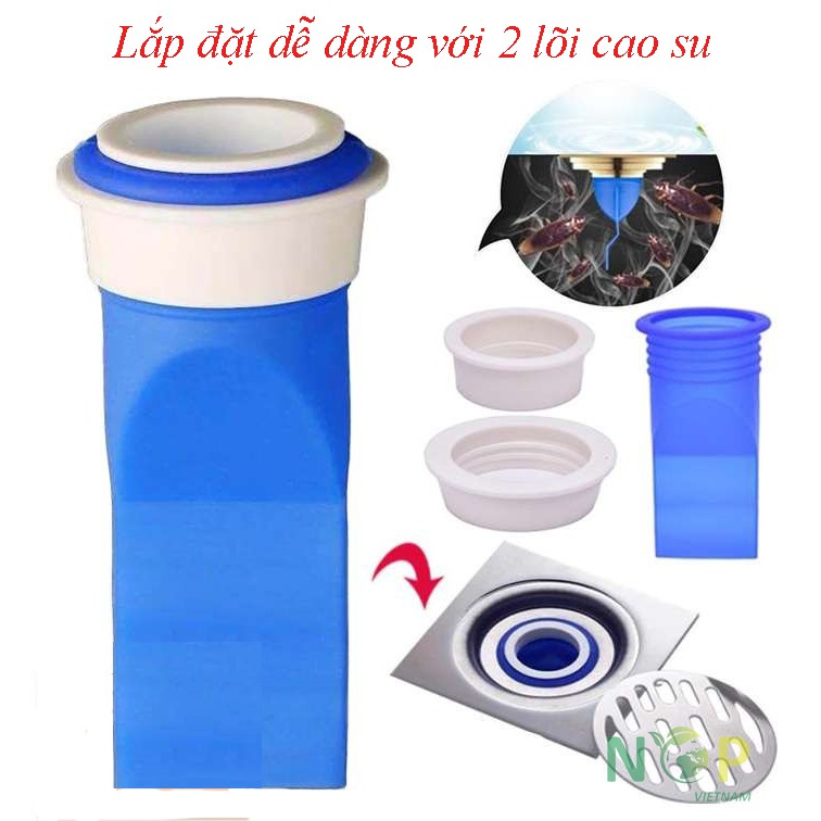 Phễu thoát sàn chống mùi, chống côn trùng silicone