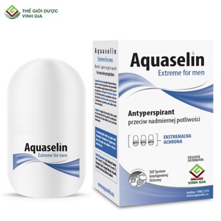 Lăn khử mùi hôi vùng nách AQUASELIN EXTREME FOR MEN  dành cho Nam đến từ Châu Âu 20ml