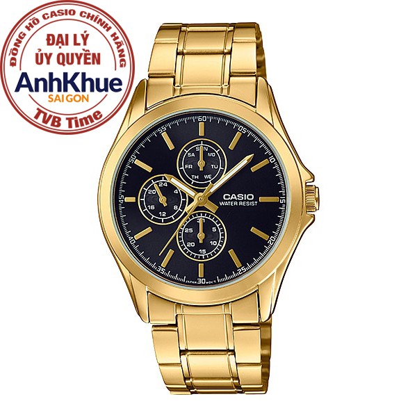 Đồng hồ nam dây kim loại Casio Standard chính hãng Anh Khuê MTP-V302G-1AUDF (39mm)