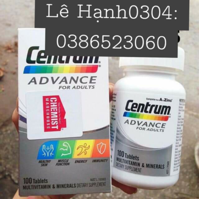 Centrum vitamin dạng viên