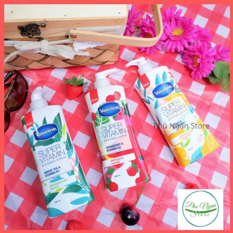 Sữa dưỡng thể trắng da Vaseline Super Vitamin Thái Lan