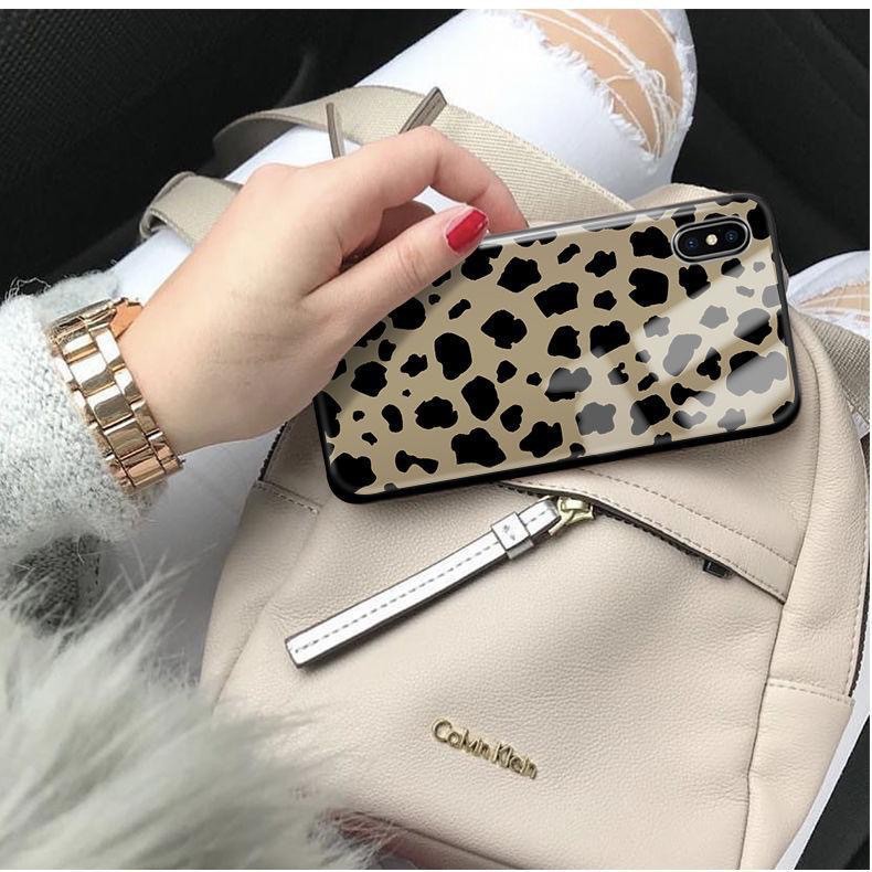 Ốp kính Samsung ốp lưng da báo fashion M30S J7 PRO J8 NOTE 9 NOTE 10 PLUS A10 A20 A30 A51 A71 A31 A7 2018 s20 k190