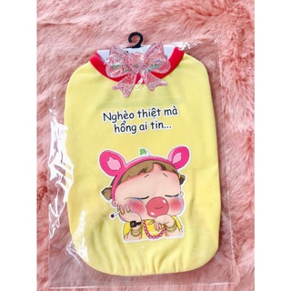 Áo Cho Chó - Áo thun sát nách Chó Mèo - Colus Thời trang cho thú cưng - Size 0-9 (0.5kg-10kg)