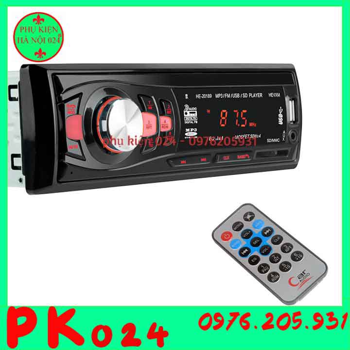 Máy Nghe Nhạc Kết Hợp Đài Phát Thanh Radio Xe Hơi Mp3 20189