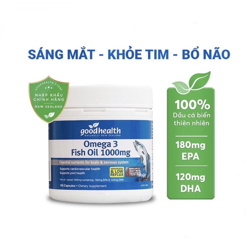 Omega 3 Fish Oil 1000mg -Goodhealth