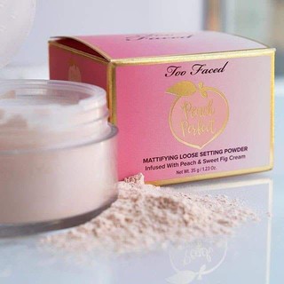 Minisize 2.8G - Phấn phủ Too Faced Peach Perfect Mattifying Setting Powder