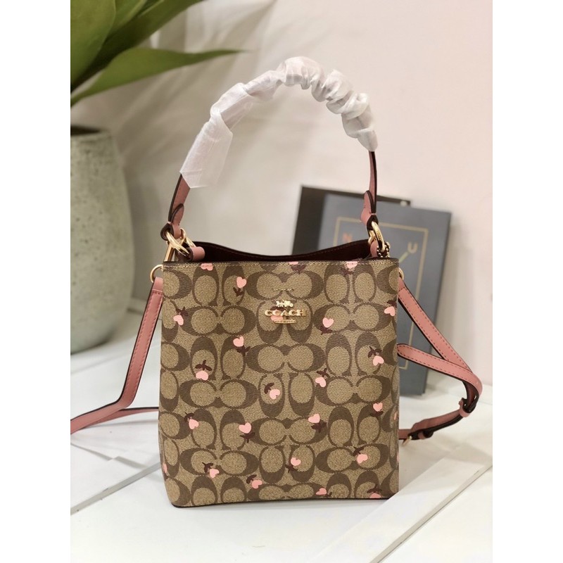 Sẵn ♥️ TÚI COACH DA BUCKET TIM C3238- nhiều màu