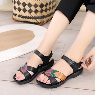 Giày Sandal Đế Bằng Thời Trang Mùa Hè Cho Nữ