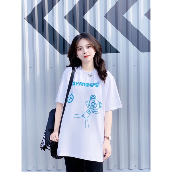 Áo gấu xanh XX Armou chất cotton su TH6