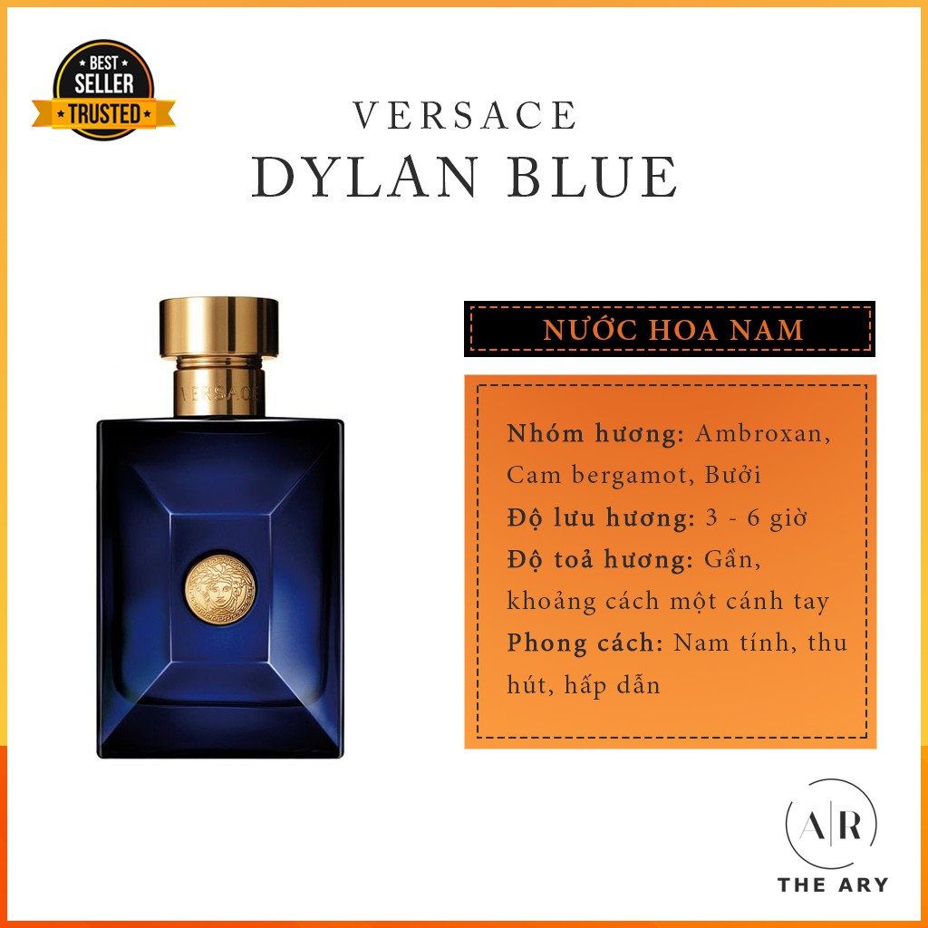 The Ary - Nước Hoa Nam Versace Pour Homme Dylan Blue Đẳng Cấp, Sang Trọng, Hiện Đại