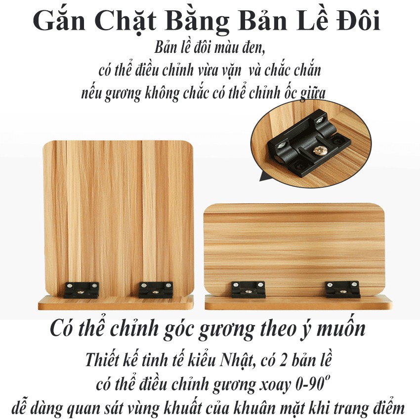 Gương Trang Điểm Kiểu Vintage, Gương Để Bàn Decor Phòng