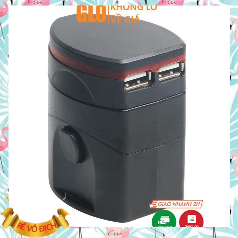 (Giá sỉ)  Ổ Cắm Điện ADV-003 Đa Năng Du Lịch Quốc Tế Phù Hợp Mọi Chuẩn Phích Cắm US/AUS/UK/EU...  - M103