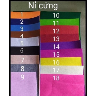 Nỉ cứng đồ dùng mầm non