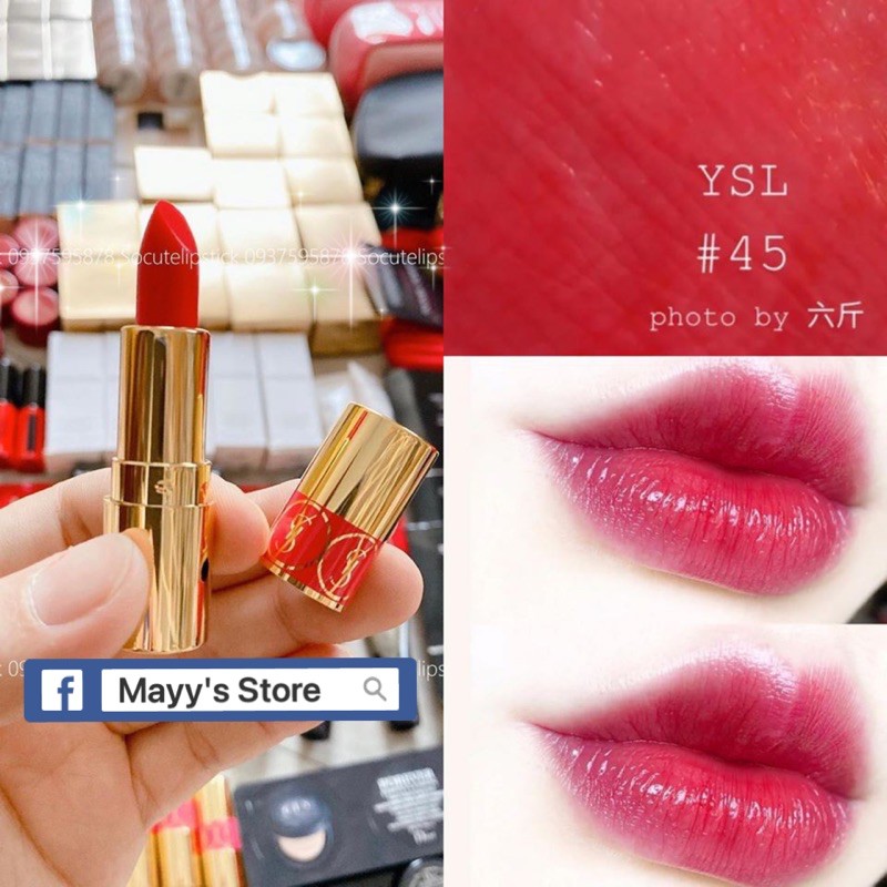 Son thỏi YSL Volupte Shine màu 45 minisize