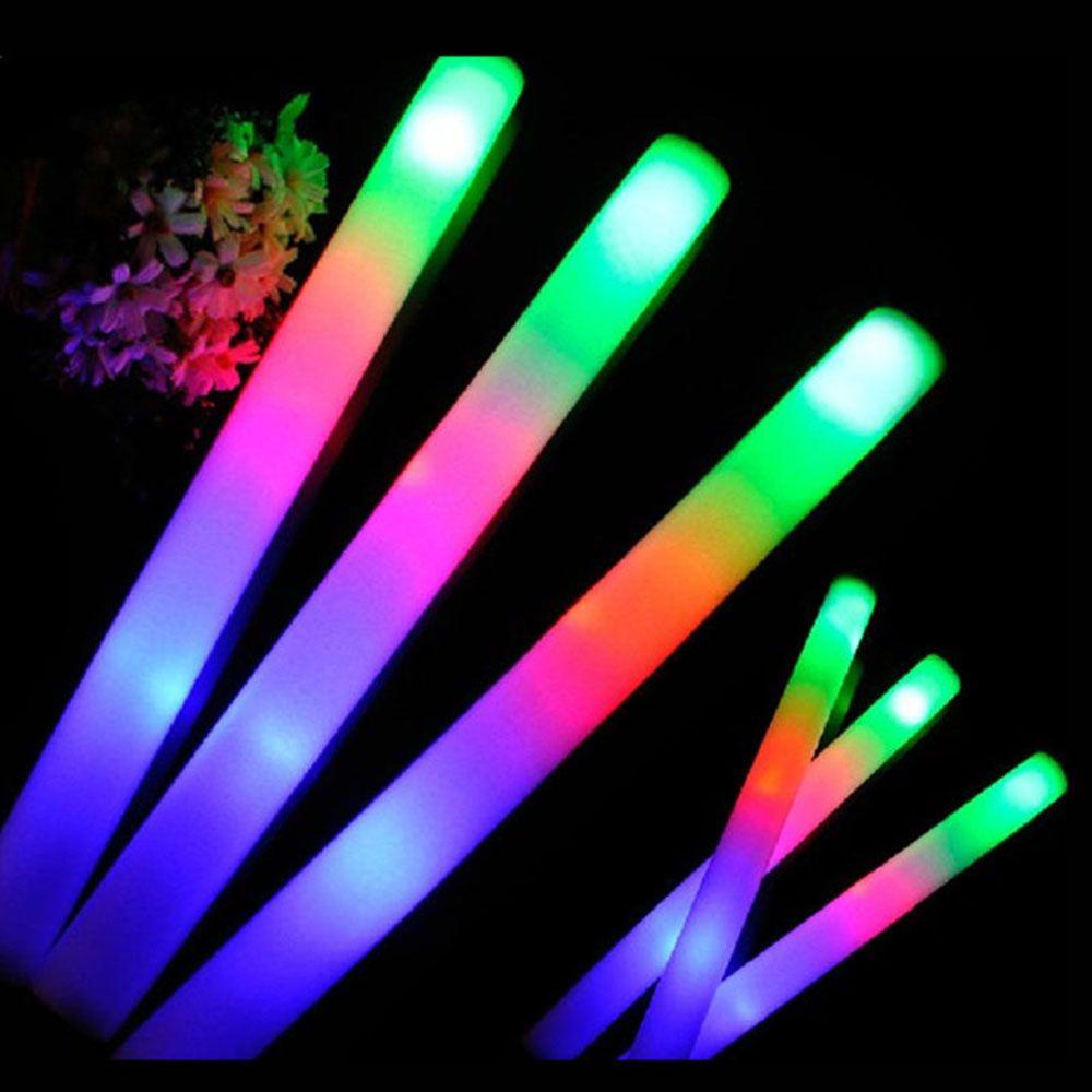 LEISURE Set 1 / 5 Que Đèn LED Xốp Nhiều Màu Trang Trí Tiệc