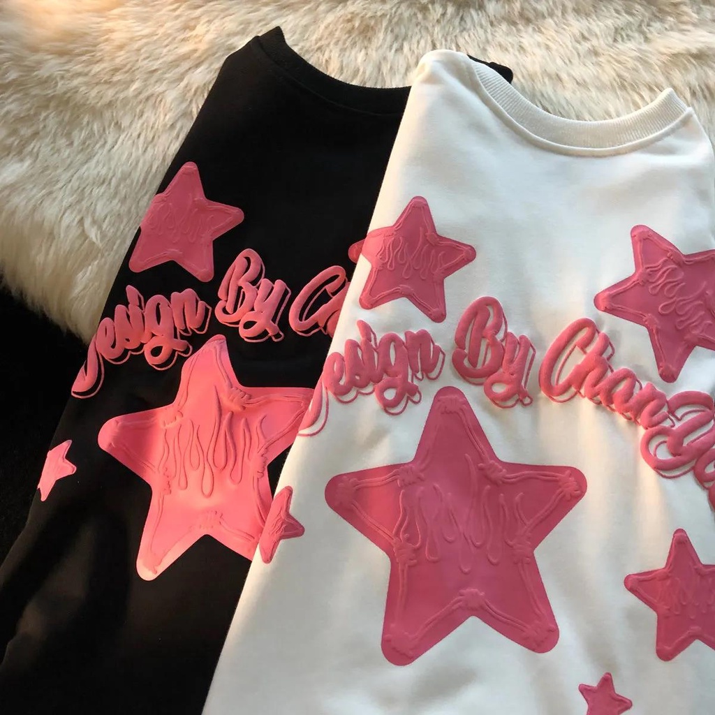 NRVP Áo len nữ dài tay cổ tròn phong cách Hàn Quốc thời trang