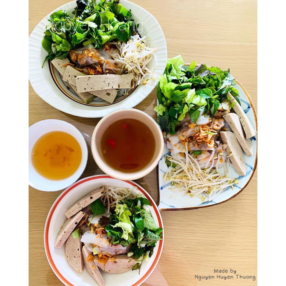 CHẢ LỤA CHAY NHÀ LÀM TỪ ĐẠM LÚA MÌ - 100% TỰ NHIÊN