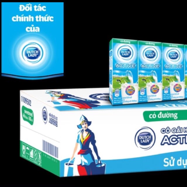 Sữa dutch lady 180ml