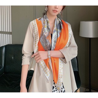 Khăn lụa vuông size 90x90.