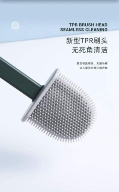 Chổi Silicon cọ nhà WC