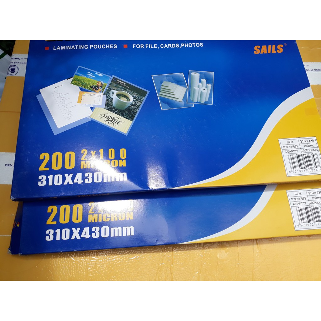 Giấy ép Plastic khổ A3 - 100mic