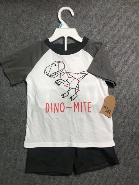 Bộ cotton Dino-mite bé trai