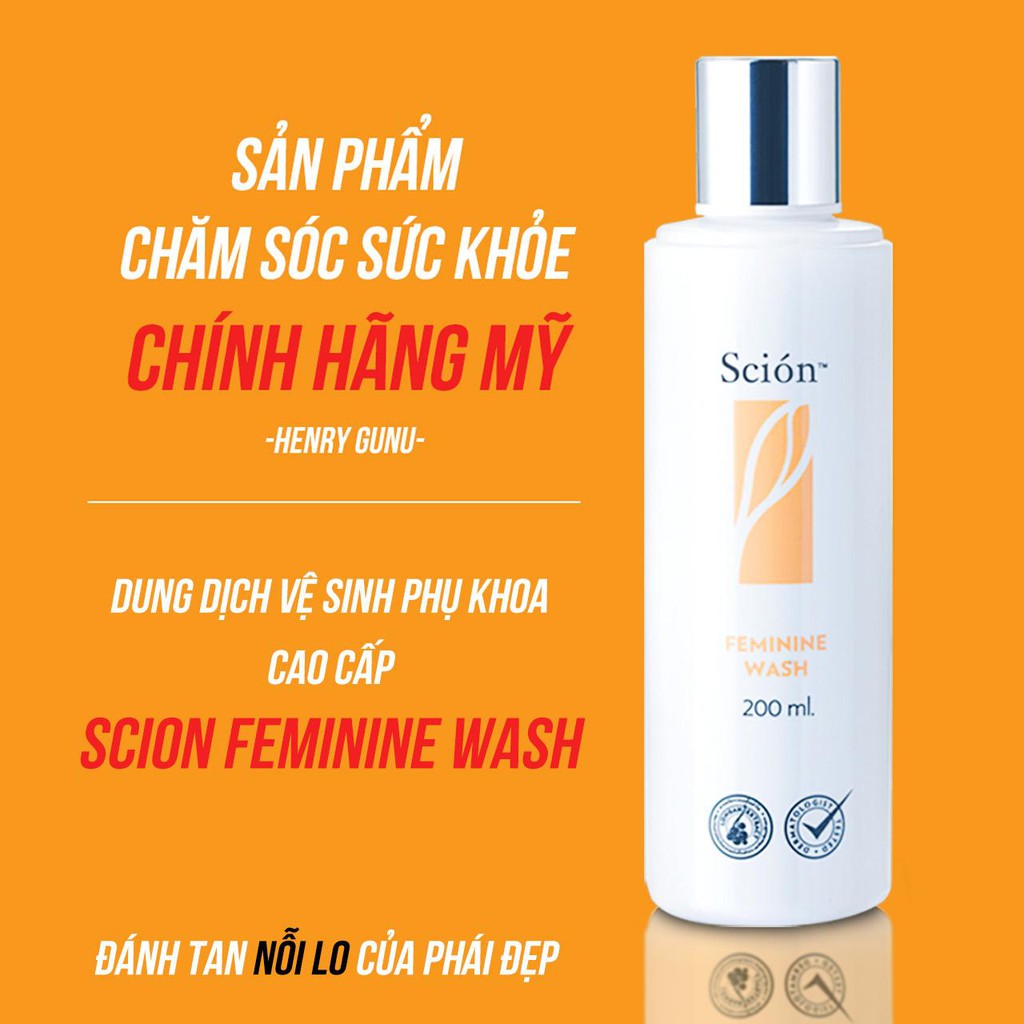 Dung dịch vệ sinh phụ nữ Scion Feminine Wash Nuskin 200ml