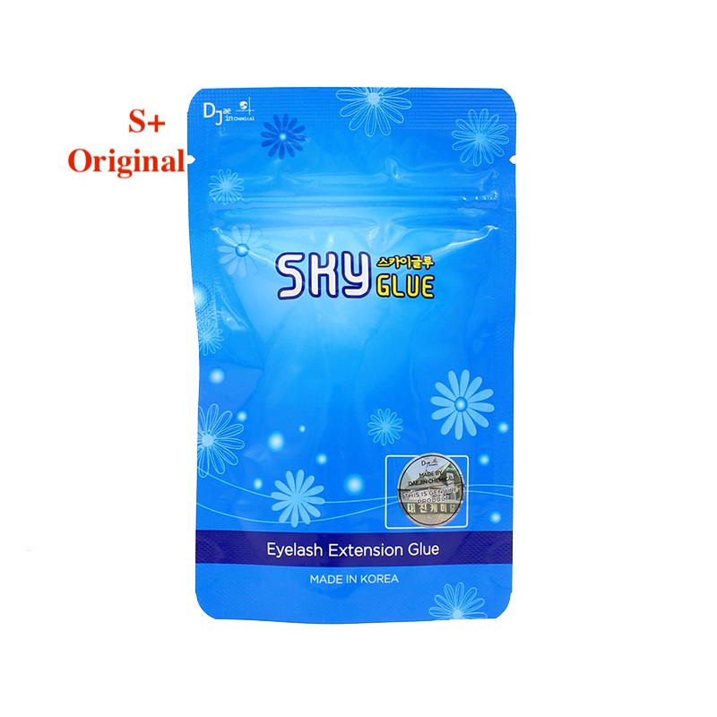 Korean Original Packaging 5ml Sky Glue Quick-drying Eyelash Glue for Eyelash Extensions MSDS Adhesive Imported From Korea Authentic Sky Glue