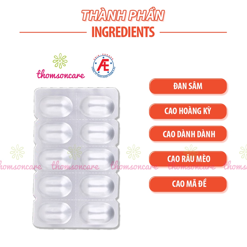 Ích Thận Vương Combo 6 tặng 1 hộp 30 viên - Tốt cho thận từ thảo dược linh chi đỏ, cao đan sâm