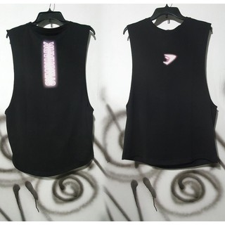 Áo thun tanktop gym active phản quang unisex
