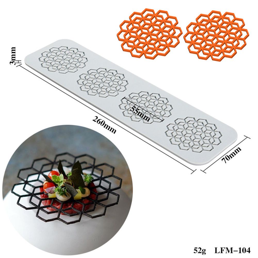 Khuôn silicone làm bánh tạo hình lá cây bắt mắt DIY