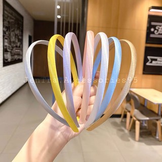 Băng đô tóc nữ lụa mảnh phong cách Hàn Quốc Jentra.Accessories95