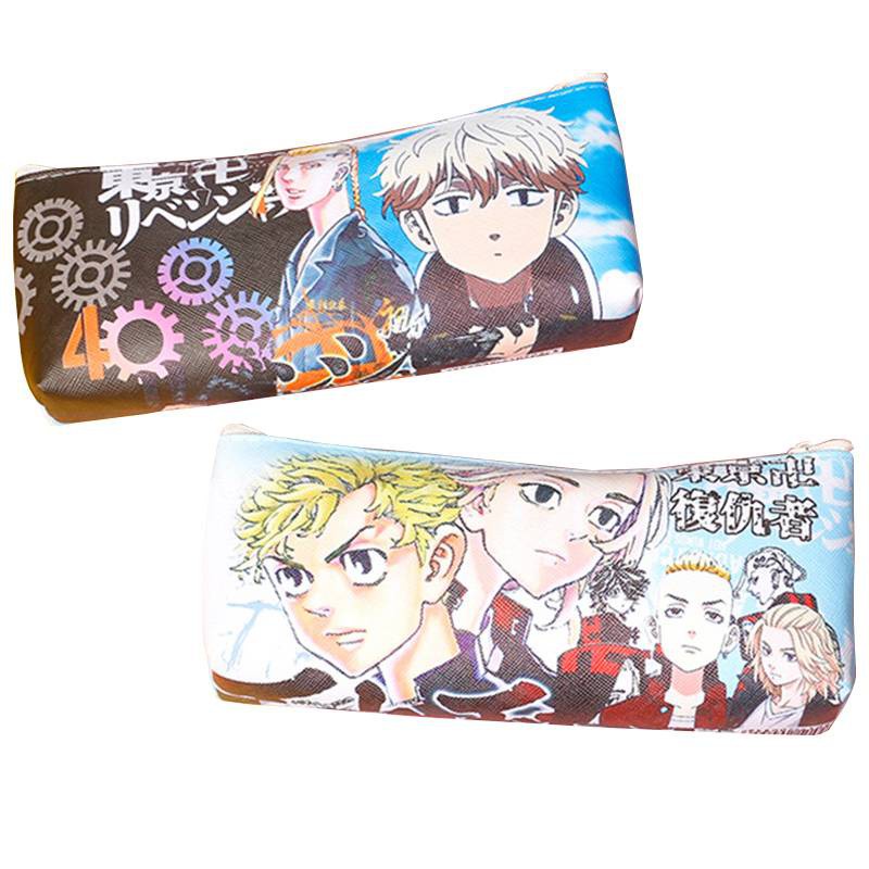 Túi Đựng Bút HọaTiết Hoạt Hình Đáng Yêu Đa Dụng Anime Tokyo Revengers Large Capacity Fabric Pencil Cases Bags Pouch Pen Box Case School Office Stationary Supplies kids gift Sano Manjirou Mitsuya Takashi Matsuno Chifuyu Ryuuguuji Ken Baji Keisuke