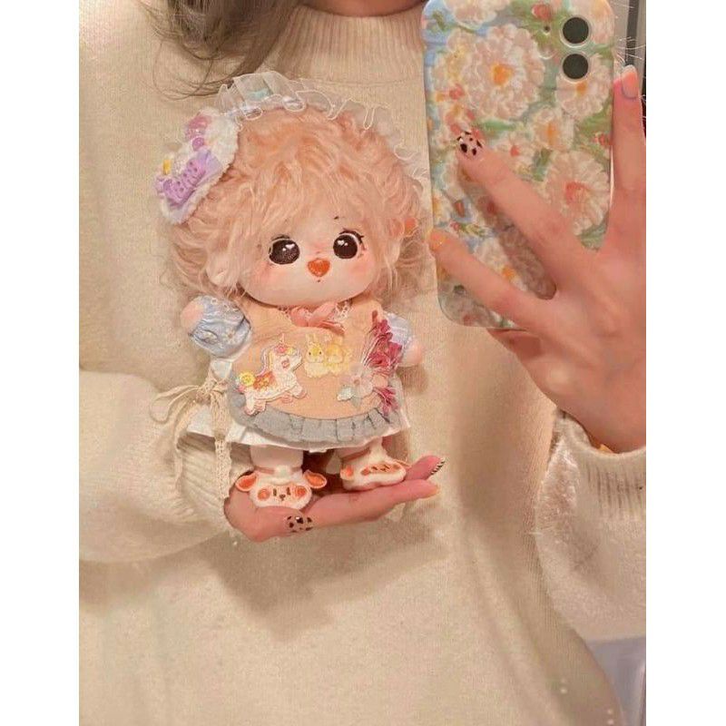 Vải lông uốn 9cm may tóc Doll KPOP