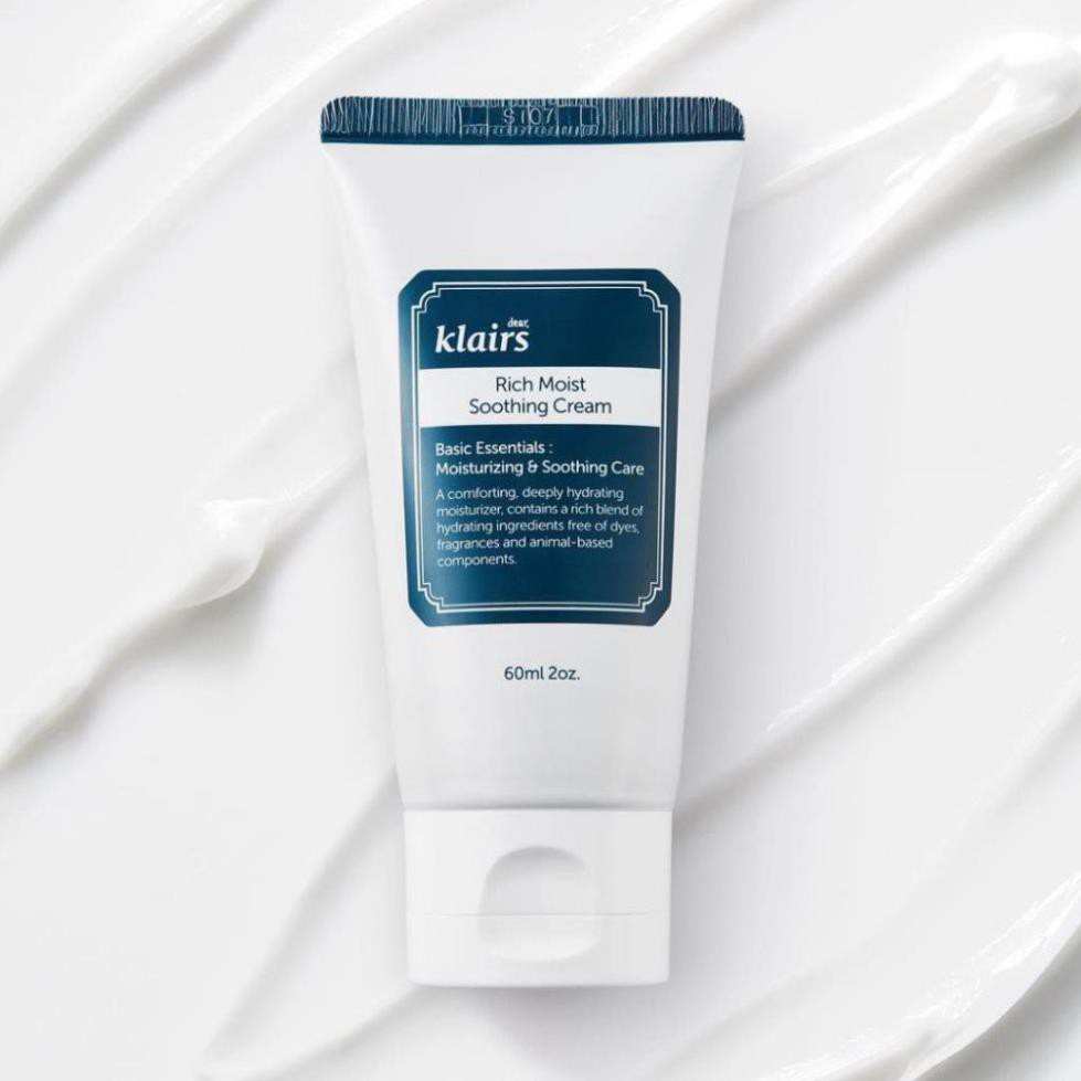 [Chính Hãng Klairs] Kem dưỡng ẩm cho da Klairs Rich Moist Soothing Cream Korea