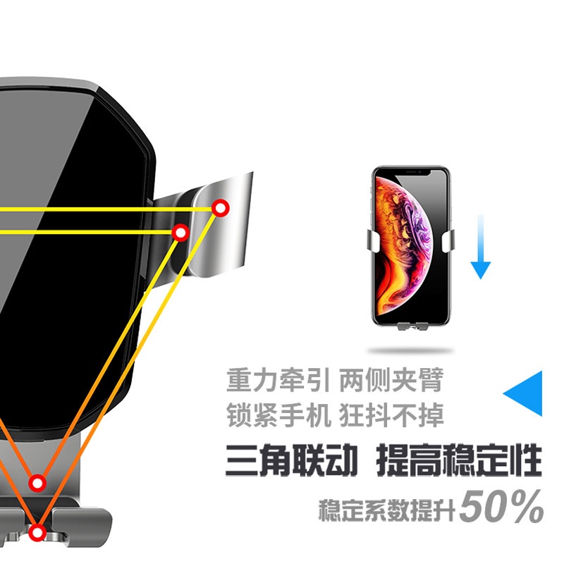 [Mã LIFEAUMAY giảm 10% tối đa 30k đơn 150k] Giá đỡ điện thoại cao cấp cài cửa gió điều hòa ô tô {Bản cao cấp, xịn xò}