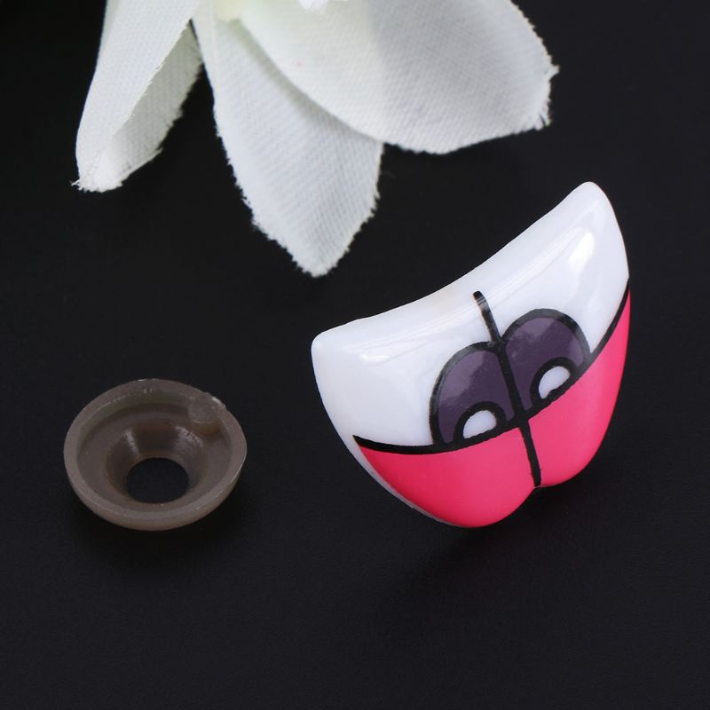 Set 10 Búp Bê Mắt Gấu Bông Hoạt Hình Dễ Thương An Toàn