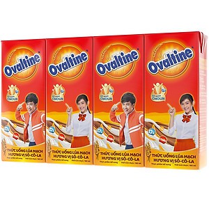 Lốc 4 hộp sữa Ovaltine 180ml